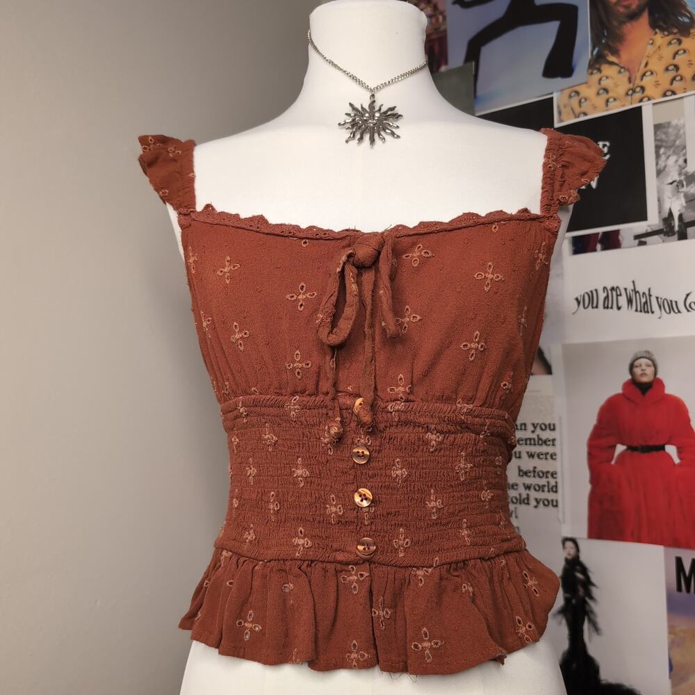 Bohemian Coquette Ruffle Top